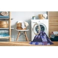 thumbnail image 2 of Ahgly Company Machine Washable Indoor Rectangle Transitional Purple Mimosa Purple Area Rugs, 2' x 5', 2 of 7
