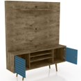thumbnail image 4 of Manhattan Comfort Unité Murale Liberty 63" en Marron et Bleu Aqua, 4 of 9