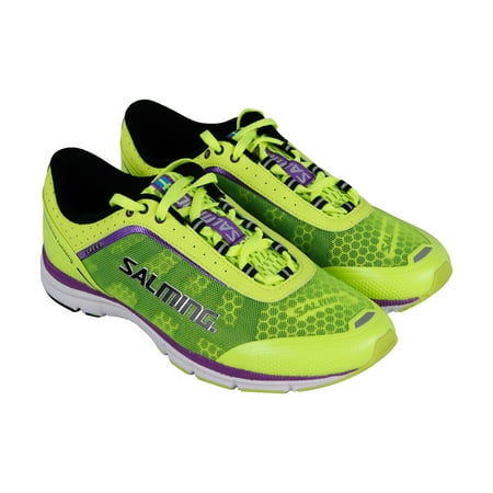 Salming Speed Womens Green Mesh & Synthetic Athletic Running