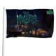 thumbnail image 1 of Los Munsters Bandera impresa con temática, regalo perfecto para fanáticos, amigos y familiares, y adecuada para actividades al aire libre e interiores, decoraciones de fiesta. 120*180CM, 1 of 6