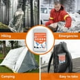 thumbnail image 7 of 6 Pack Emergency Thermal Blanket Survival, 84” x 64” Extra Large Mylar Blankets for Outdoor, Space Blanket, Silver Foil for Survival, Survival Kit Camping Blankets, Body Warmer, Hiking, 7 of 7