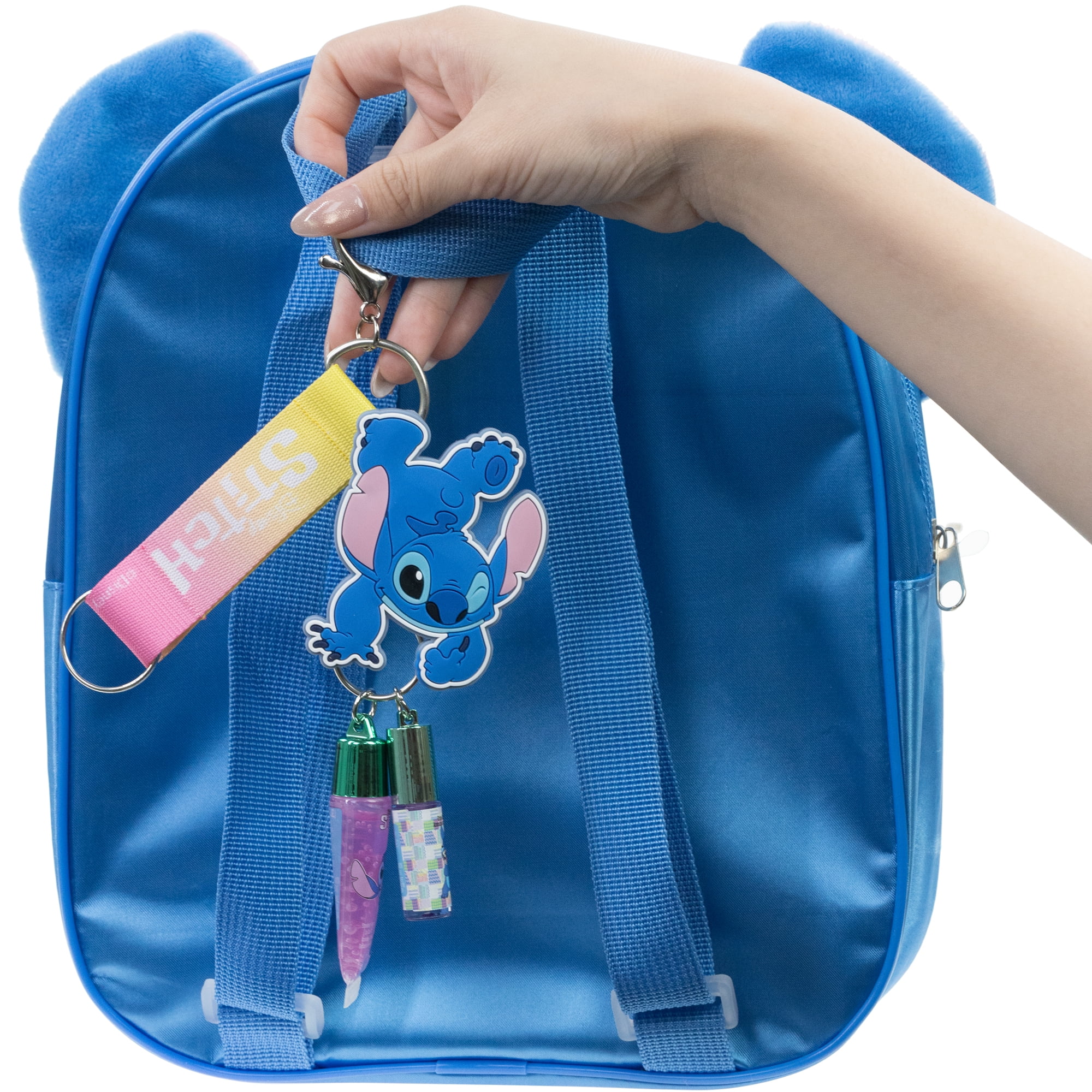 Ensemble de petits porte-clés brillants à lèvres Disney Stitch
