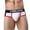 White, variant on HUPOM Men'S Underwear Underwear For Men Pack Medium waist Comfort Waist Solid Boxer Briefs Wine S