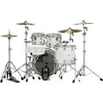 thumbnail image 2 of DW SSC Collectors Series 4-Piece Finish Ply Shell Pack With 22" Bass Drum White Crystal Chrome Hardware, 2 of 3