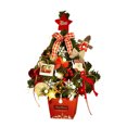 thumbnail image 1 of Bewildely Adornos navideños bonitos de plástico, árboles pequeños para escritorios y salas de estar, hechos a medida para durar por completo Kits de decoración para fiestas rojo, 1 of 6