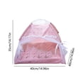 thumbnail image 3 of Xihbxyly Tienda de Campaña para Mascotas, Acogedora Cama Cerrada para Gatos y Perros, Suave Colchón Acolchado, para Uso En Interiores y Exteriores, Diseño Portátil, Fácil de Instalar, Ventana de Vent, 3 of 6