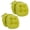 Multi-color, variant on 16-inch Solid Micro Suede Round Tufted Chair Cushions (Set of 2) - Java
