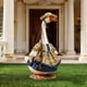 thumbnail image 1 of Lekihaqq Sunflower Goose Outfit Clothes Plastic Cement Porch Garden Decor Waterproof Fade Resistant Cute White Holiday Dress For Home Yard Festival Decoration, 1 of 1