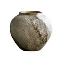 thumbnail image 3 of deevoka Ceramic Flower Vase Vintage Decorative Table Vase for Bedroom Entrance Shelf 22cm, 3 of 8