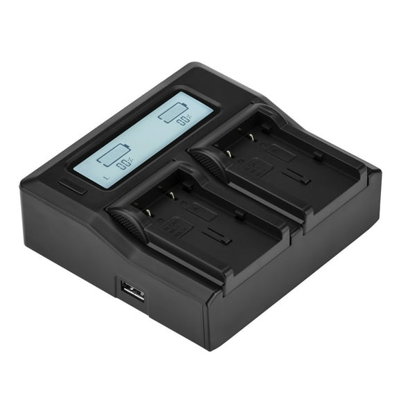 Green Extreme Dual Smart Charger with LCD Screen for Canon NB-2L