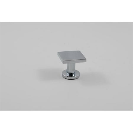 Residential Essentials 10320PC Square Cabinet Knob, Polished Chrome