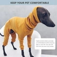 thumbnail image 5 of UOSIA Italian Greyhound Sweater Elastic Comfortable Cold Weather Dog Coat Whippet Pajamas Jumpsuit, 5 of 6