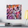 thumbnail image 3 of Bike Riders Expressionism - Canvas, 3 of 10