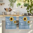 thumbnail image 4 of Sunflowers Kitchen Towels Set of 3, Modern Bee You Are My Sunshine Blue Absorbent Dish Towels for Kitchen, Microfiber Hand Towel, Quick Drying Tea Towel for Cleaning Decorative Dishcloths, 4 of 7