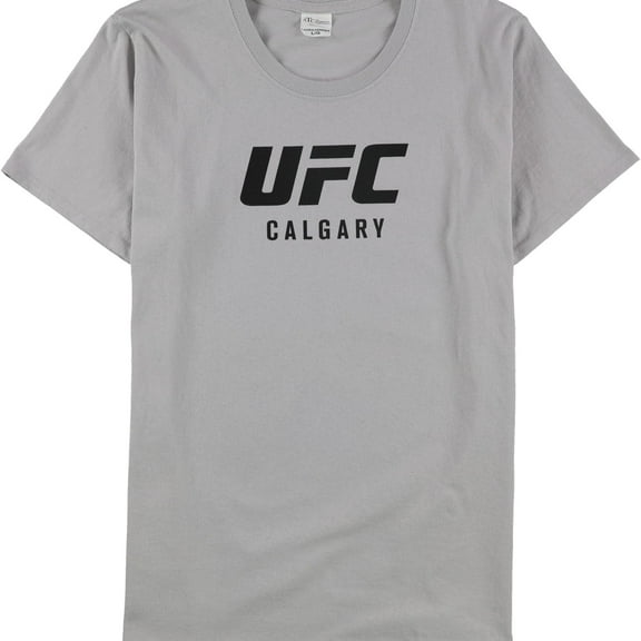 UFC Womens Calgary July 28 Graphic T-Shirt, Grey, Large