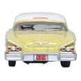 thumbnail image 4 of 1958 Chevrolet Impala Sport Colonial Cream with Snowcrest White Top 1/87 (HO) Scale Diecast Model Car by Oxford Diecast, 4 of 4