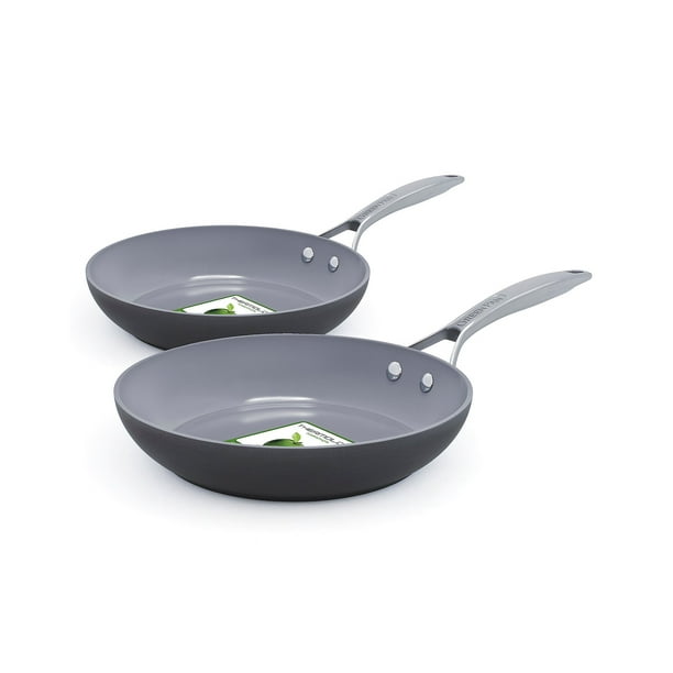 Juego de sartenes GreenPan Paris Pro de 20 cm y 25 cm, color gris