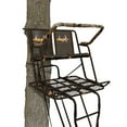 thumbnail image 6 of MUDDY Partner Ladder Stand - 17' Height Durable Weather-Resistant Outdoor Hunting 2 Person Tree Stand with Extra Large Flex-Tek Seats & 40" W x 33" D Foot Platform, 500 Pound Maximum Capacity, 6 of 9