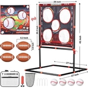 VROGTIK Football Toss Game Outdoor Toy for Kids Ages 3-8 1 Pack
