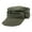 olive, variant on Enzyme Washed Cadet Twill Army Style Cap with Zipper, Olive