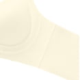 thumbnail image 6 of Turilly Bras Womens Solid Color Push Up Thin Strap Bra Wireless Breathable Everyday Underwear Everyday Bras, 6 of 6