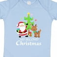 thumbnail image 4 of Inktastic My 2nd Christmas with Santa Reindeer and Tree Boys or Girls Baby Bodysuit, 4 of 5