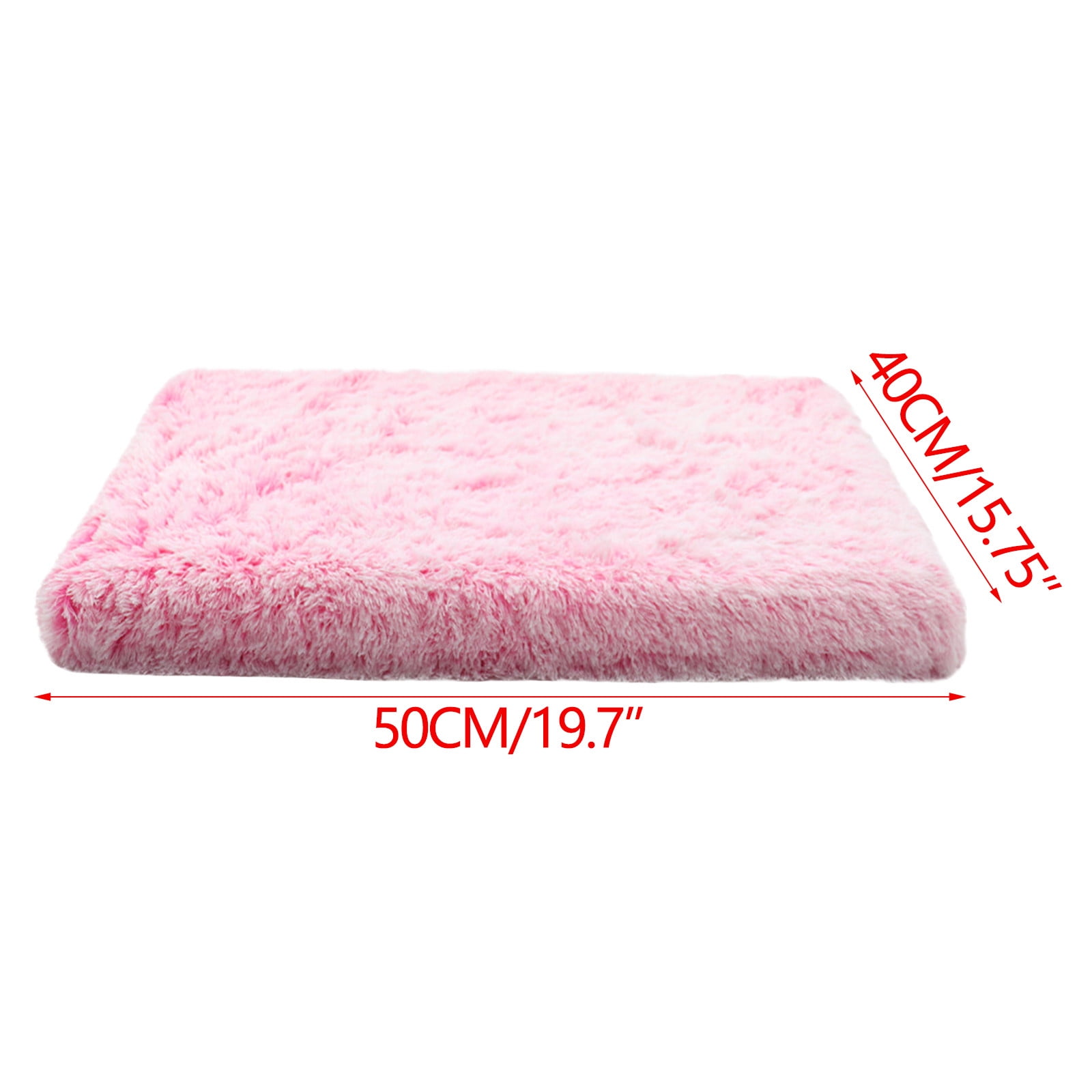 Jacenvly 2024 New Pet Essentials Dog Bed Orthopedic Dog Bed Plush With Carton Foam Cotton Removable Cover Washable Non-Slip Bottom Suitable For Large Medium And Small Dogs And Cats Pink