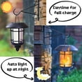 thumbnail image 2 of Faroles de pared Solar Flame Dynaming, paquete de 4, impermeables, 2 of 8