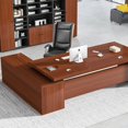 thumbnail image 3 of Simplicity Modern Office Desks Combination Manager President Single Person Office Desks Boss Escritorios Work Furniture QF50OD My Lux Decor Round, 3 of 22