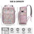 thumbnail image 3 of Travel Cooler Bag - Paisley Pattern Camping Beer Cooler Backpack with Bottle Opener- Waterproof Insulated Picnic Backpacks - Cooler Bag for Beach, 3 of 6
