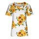 thumbnail image 4 of Camisetas informales de verano para mujer, cuello cuadrado, manga corta, túnica, blusas sueltas y cómodas OAVQHLG3B Store lin121212, 4 of 4