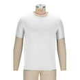 thumbnail image 4 of lmcalzta 3PCS Plus Size Men's Short Sleeve T-Shirt Crew Neck Tshirts Basic Plain Tees M-5XL, 4 of 8