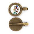 thumbnail image 1 of Aquarelle Rue Homme Rock Musique Peinture Coiffure Broche Broche Cheveux Clip Barrette, 1 of 3