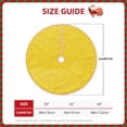 thumbnail image 2 of Sikiie Yellow Glitter Nativity Christmas Tree Skirt, Jesus Christian Winter Holiday Tree Mat Decoration(30-48IN)30", 2 of 6