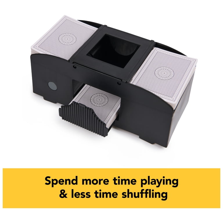 pokemon card shuffler Nileole Rechargeable 2 Decks Shuffler, Automatic 2000 MAh Quiet Electric Shuffler, Playing Cards, Texas Hold'em, Poker, Home Card Games, Blackjack : Toys & Games and press the switch at the bottom of the card shuffler Manual Card Shuffler