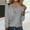 Gray, variant on Black and Friday Clothing Sales Idoravan Long Sleeve Shirts for Women Winter Women's Long Sleeve Summer V Neck Sexy Casual Tops Regular Blouse Tops Gray M