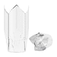 thumbnail image 2 of Restaurantware-4 Ounce 200 Tulip Shaped Grease Resistant, Oven Safe, Metallic Silver Paper For Parties and Weddings, 2 of 3
