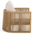 thumbnail image 5 of Safavieh Couture Gale Coastal Teak Patio Chair, Natural/Beige, 5 of 12
