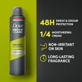 thumbnail image 3 of 6 Pack Dove Men Care Sport Active Fresh Antiperspirant Spray 250ml (6x 8.45 oz), 3 of 6