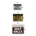 thumbnail image 5 of Classic Framed Lost And Found Golf Balls Sign (Black Gold) - Large, 5 of 5
