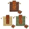 thumbnail image 2 of Foraging Pouch Drawstring Collapsible Small Outdoor Foraging Bag Hunting Pouch, 2 of 10