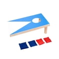 thumbnail image 2 of koolsoo Jeu de Lancer de Sacs de Sable Ensemble Classique de Trous de Maïs pour Garçons et Filles Jeu de Lancer pour Enfants Bleu, 2 of 9