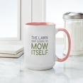 thumbnail image 4 of CafePress - Mow The Lawn Mugs - 15 oz Ceramic Large White Novelty Mug, 4 of 4