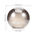 thumbnail image 3 of Globe Lamp Shade Glass Shade For Pendant Light Replacement Decorative Lampshade, 3 of 4