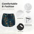 thumbnail image 5 of Running Shorts for Women, Cute Macaw Toucan Palm Tree Workout Athletic Shorts with Pockets, Lounge Yoga Shorts Women, 5 of 7