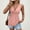 Pink, variant on Women's Tank Top Sleeveless Peplum Summer Tops Twist Front Deep V Neck Fitted Casual Vacation Tunic Shirts 2026 Yellow,L