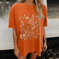 thumbnail image 7 of Drses Wildflowers Shirt for Women Oversized Floral Loose T Shirts Graphic Tees Flower Plant Shirts Womens Tops, 7 of 7