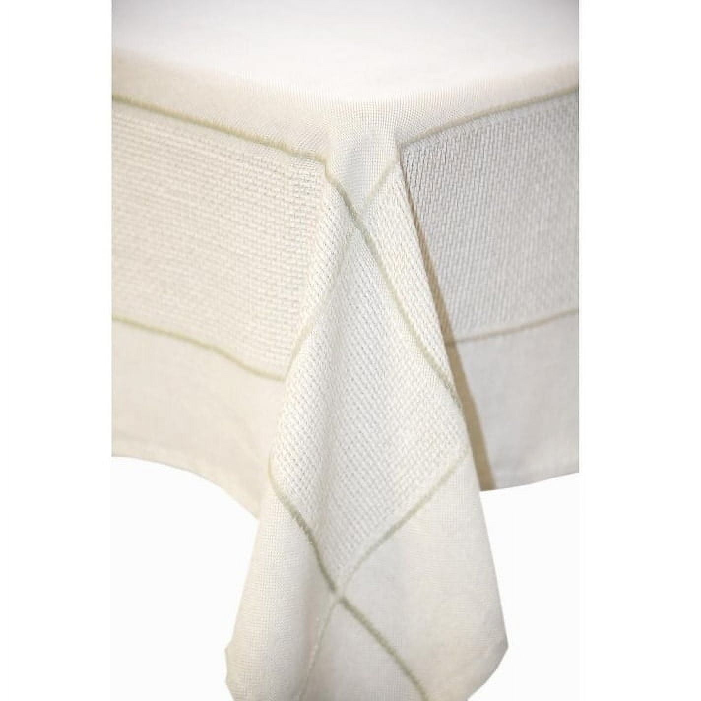 Carlisle 60x120 Cotton/Polyester Tablecloth, Silver