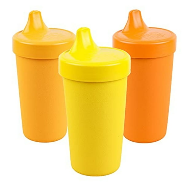 RePlay Baby Sippy Cups for Toddlers, 3pk No Spill Sippy Cup, Sunbeam