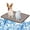 Brown, variant on SHCKE Washable Dog Mat Summer Blanket Breathable Pet Crate Pad Portable Mat Breathable Pet Blanket Comfort for Cats and Dogs Home